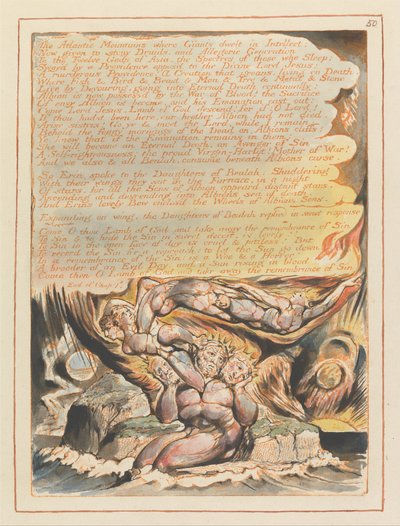 Jerusalem, Plate 50 by William Blake